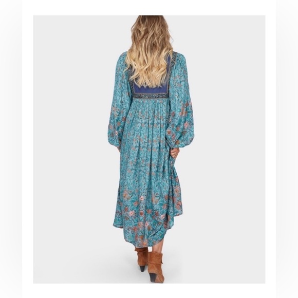 *RARE* NWT Billabong x Elle Ferguson Boho Maxi Dress - Picture 5 of 11